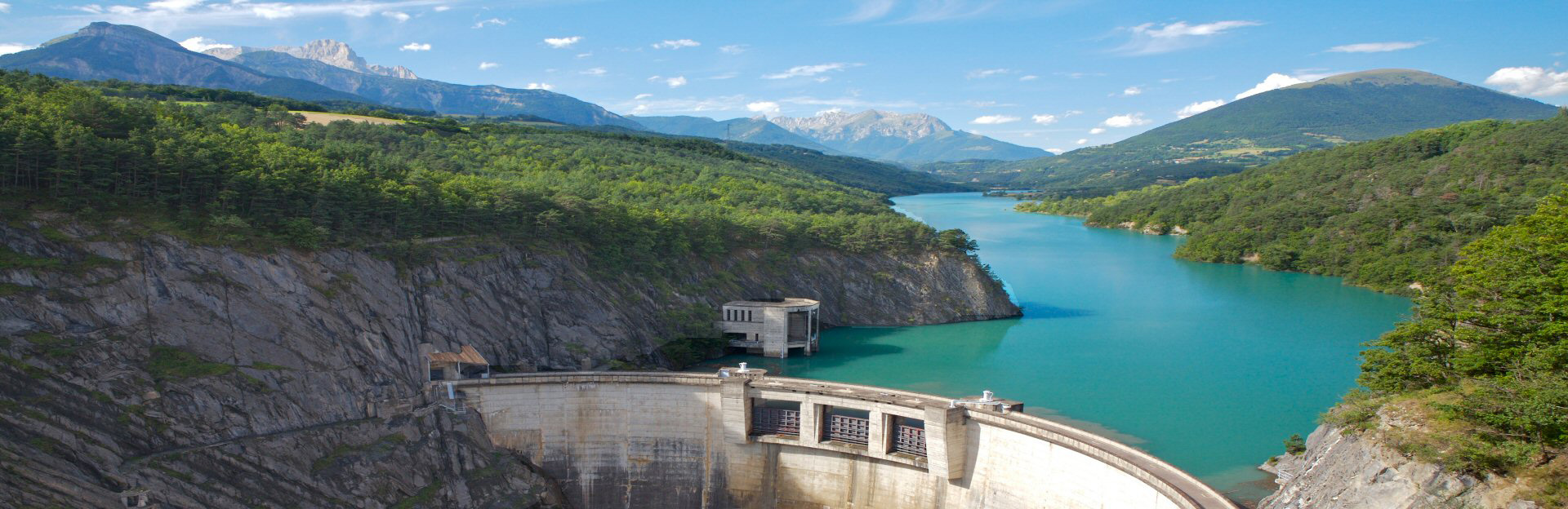 photo d'un barage hydroélectrique