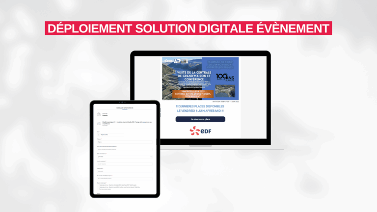 6 JUIN 2025 : ADEO DÉPLOIE UNE SOLUTION DIGITALE COMPLÈTE POUR EDF À L’OCCASION DU CENTENAIRE